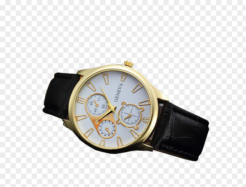 Quartz Watch Clock Fashion Alloy Strap PNG
