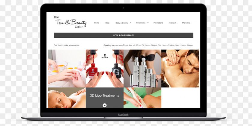 Tanning Salon Front-end Web Development Graphic Design PNG