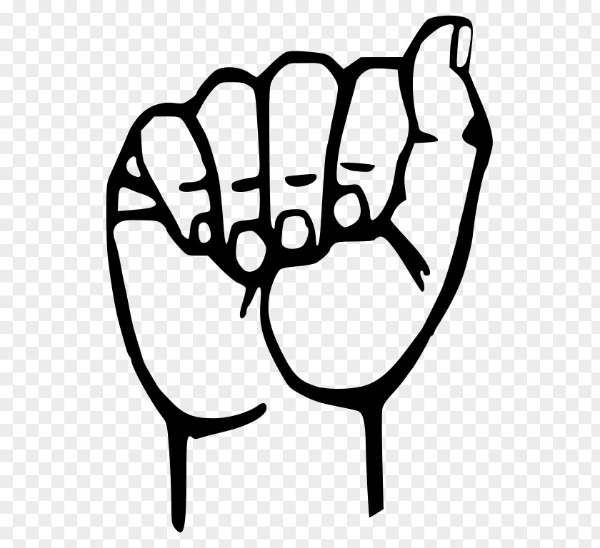 United States American Sign Language Letter PNG
