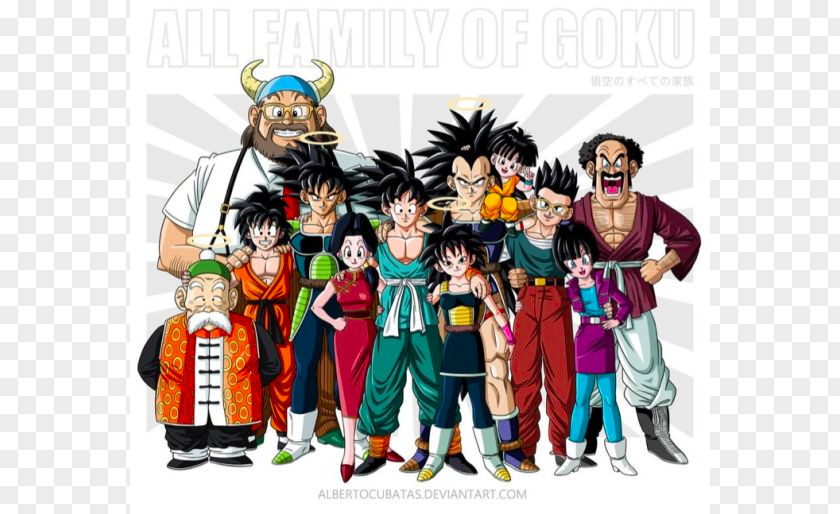 Awkward Family Cliparts Goku Vegeta Frieza Chi-Chi Raditz PNG