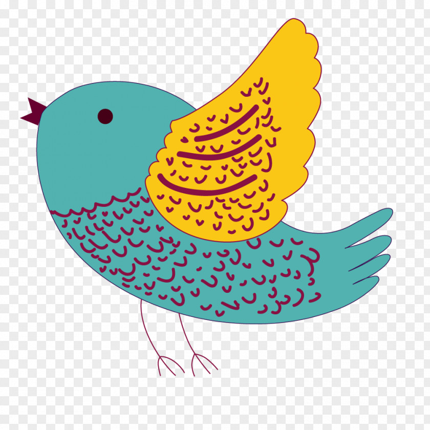 Birdies Cartoon Image Bird Design PNG