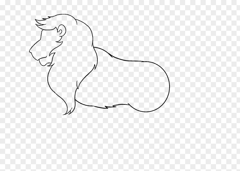 Lion Drawing Mane Sketch PNG