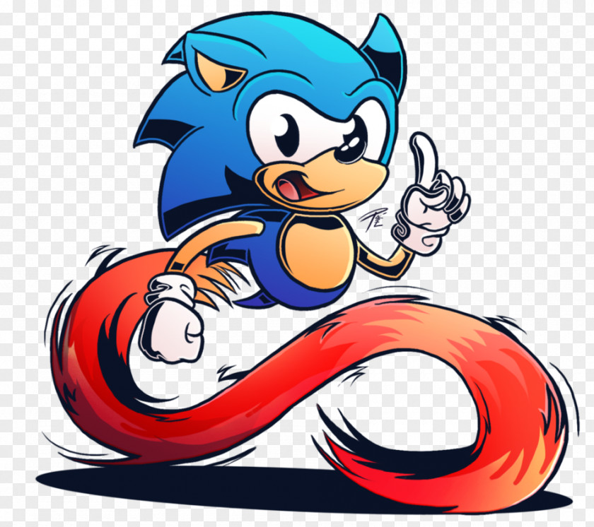 Sonic Mania Tails Drawing Art PNG