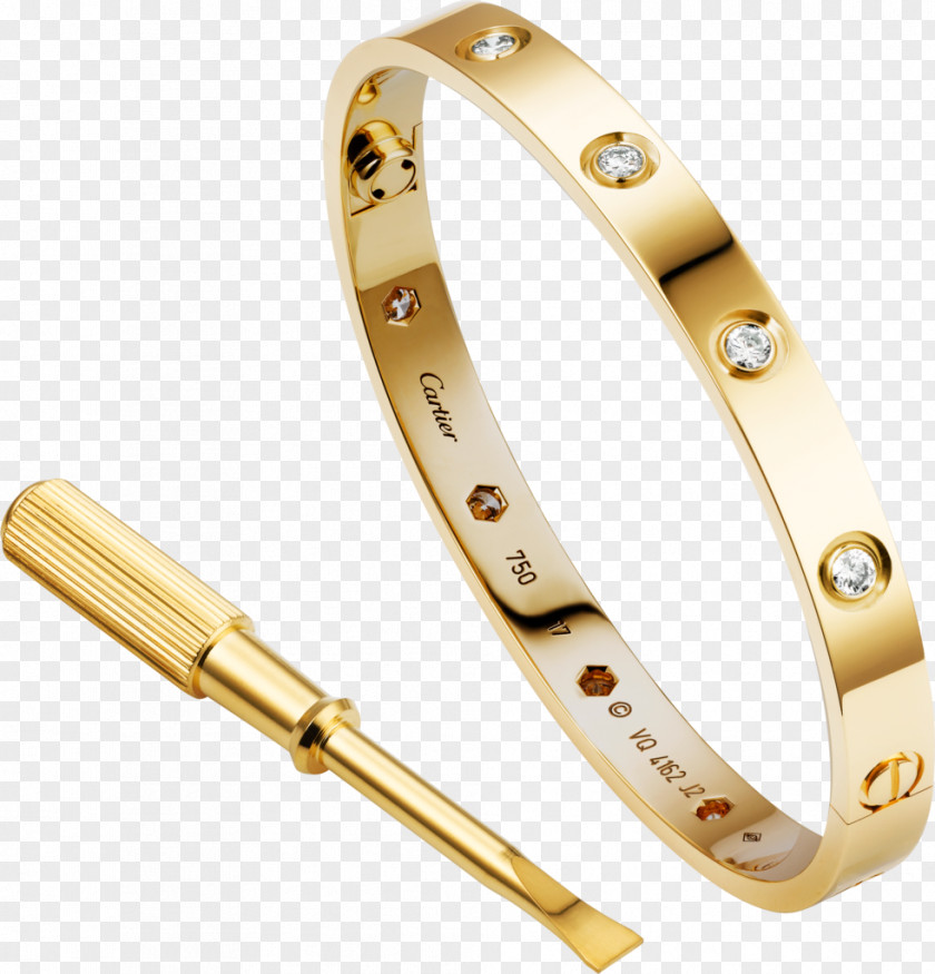 Bracelet Cartier Love Bangle Jewellery PNG