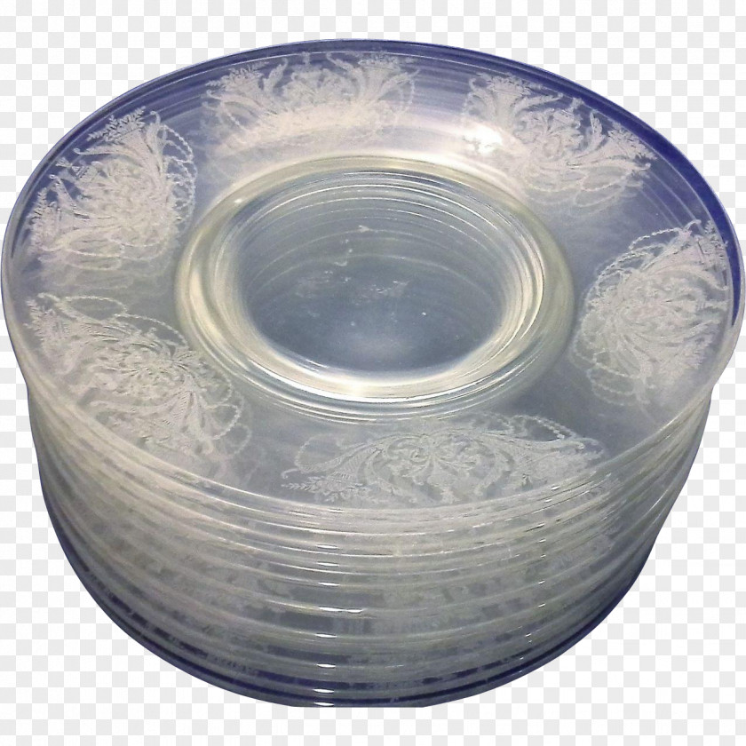 Cameo Glass Plastic Bowl PNG