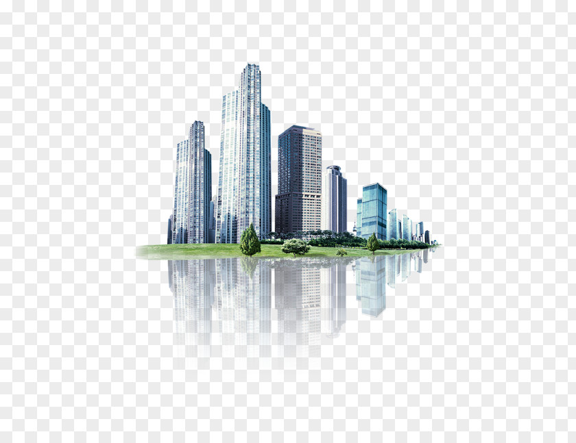 City Reflection Huangjiang, Guangdong High-rise Building Architectural Engineering PNG