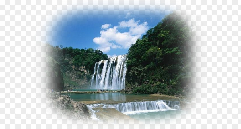 Huangguoshu Waterfall Pearl Shoal Jiuzhaigou Huanglong Guiyang PNG