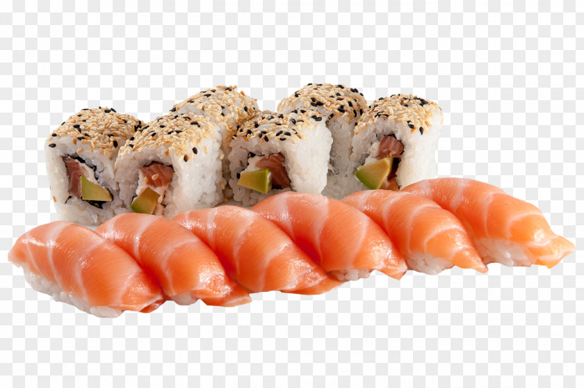 Sushi Chopsticks Sashimi Smoked Salmon Japanese Cuisine California Roll PNG