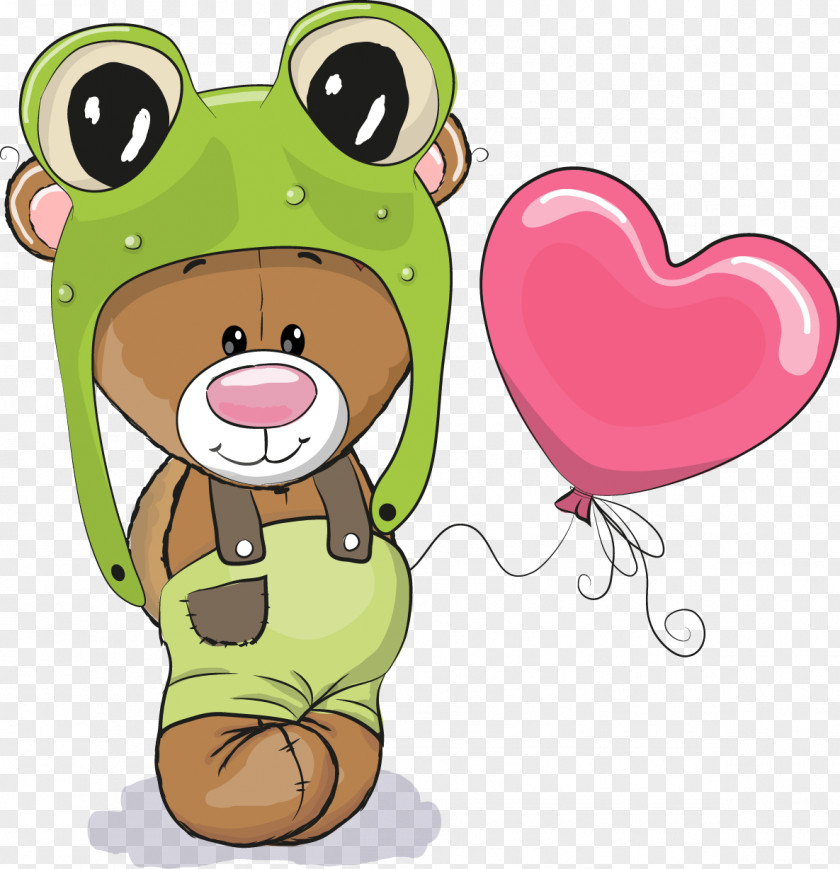 Teddy Bear Stock Photography PNG bear photography , Cartoon Bear, brown holding heart balloon clipart PNG