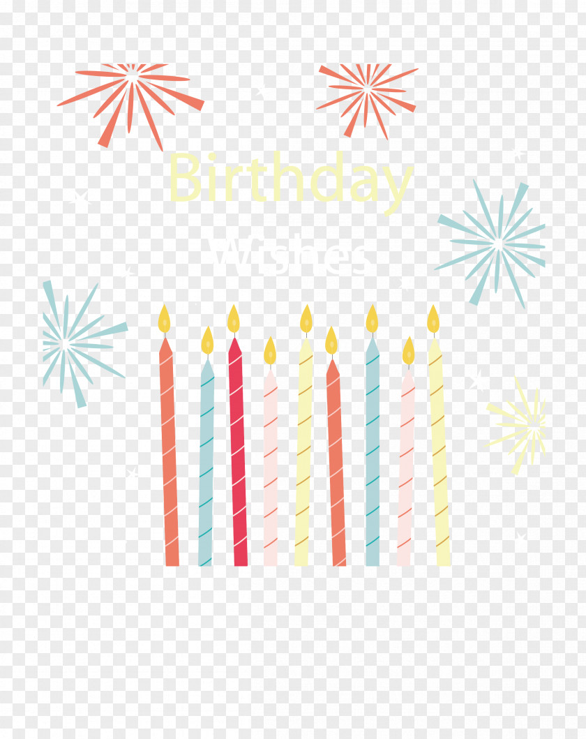 Vector Illustration Of Candles Paper Textile Graphic Design Pattern PNG