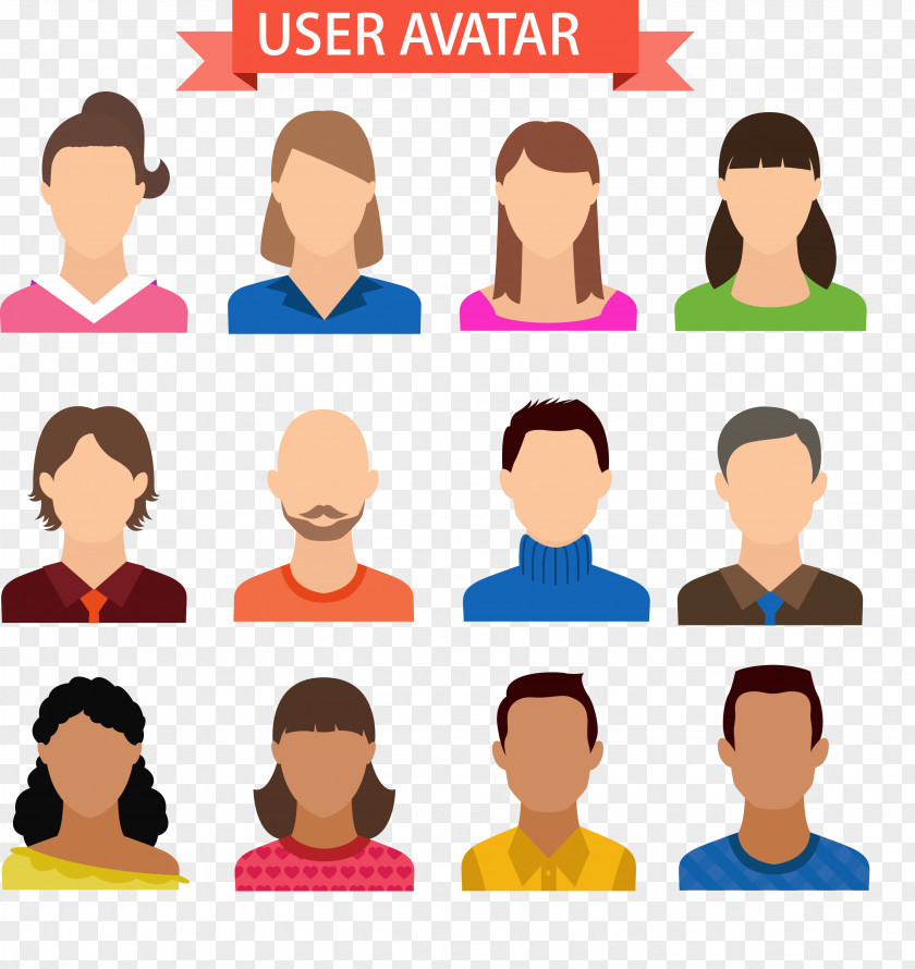 12 Expressionless User Avatar Vector Download Icon PNG