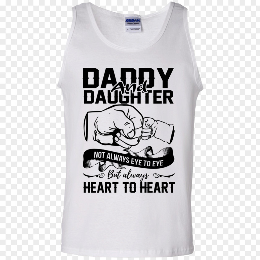 Dad And Daughter T-shirt Father Sleeveless Shirt Mother PNG