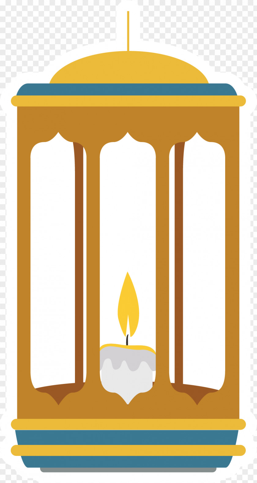 Eid Candle Oil Lamp Clip Art PNG