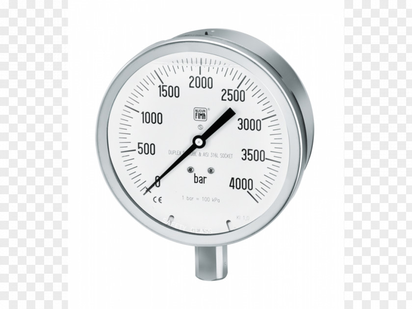 Pressure Gauge Manometers Measurement Bourdon Tube Industry PNG
