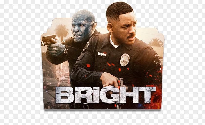 Bright Movie 2017 Will Smith Film Daryl Ward Actor PNG