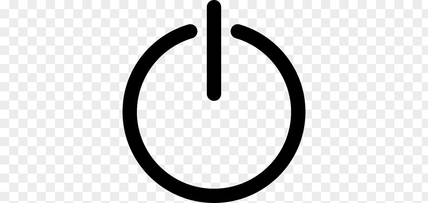 Computer Power Symbol PNG