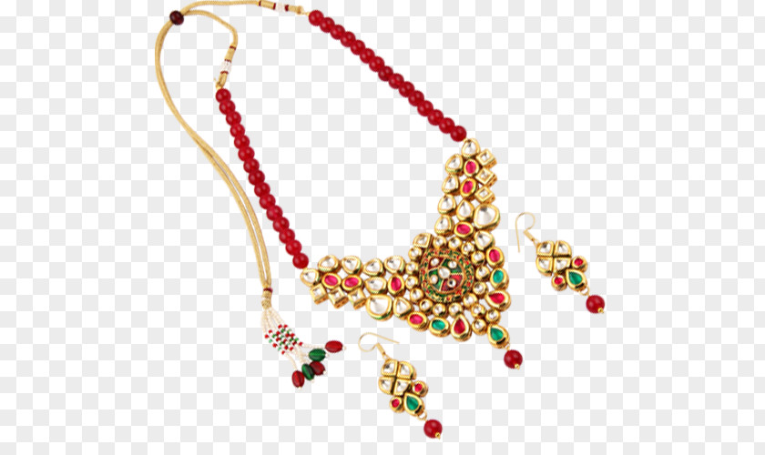 Kundan Jewellery Sets Necklace Pearl Gemstone Bead PNG