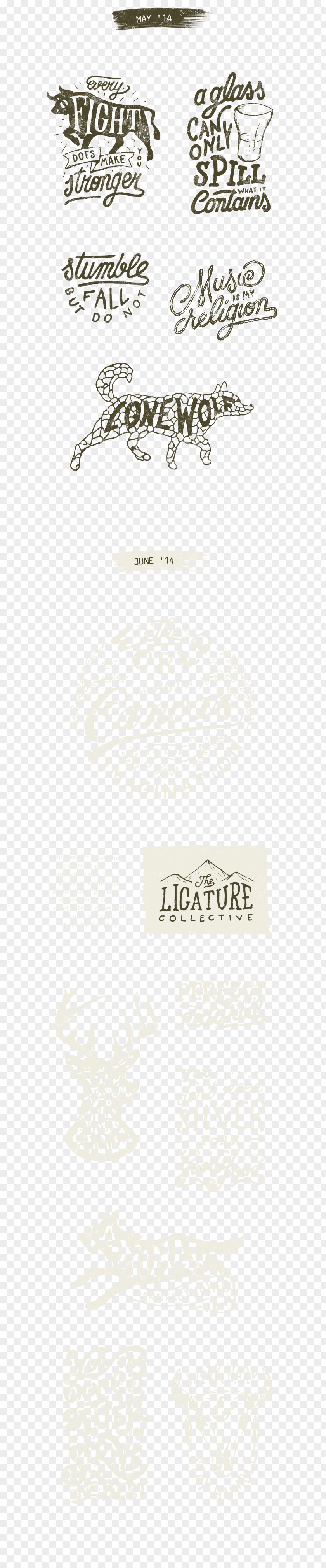 Lettering & Calligraphy Typography Design PNG