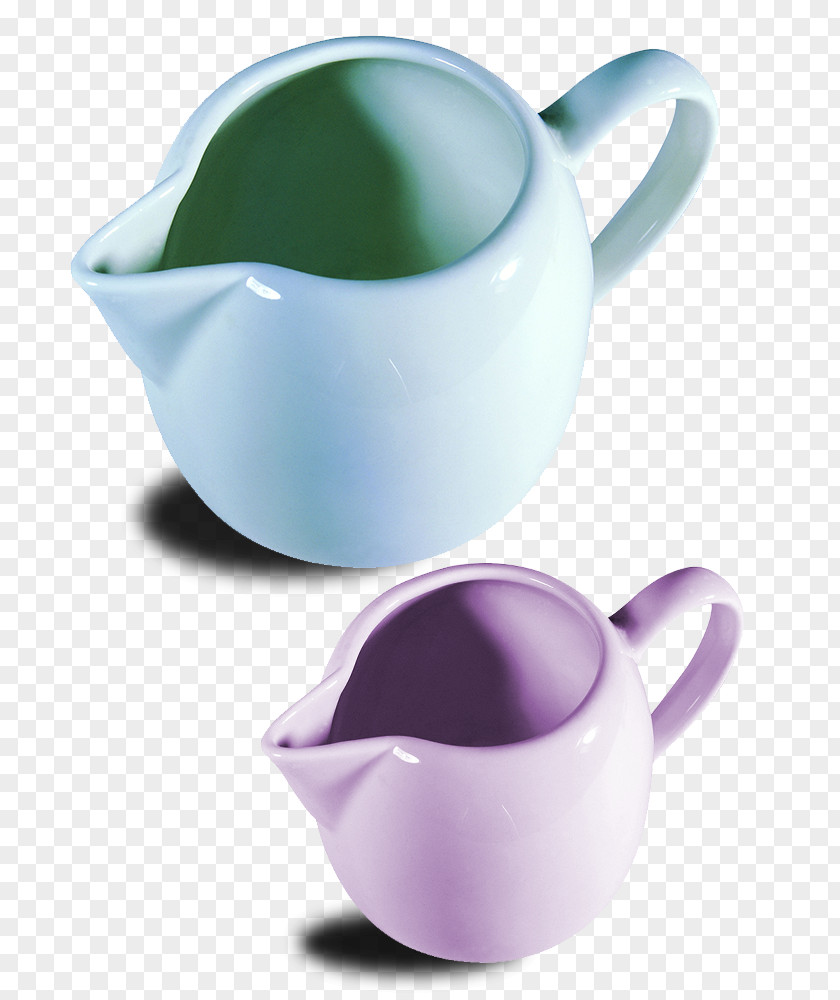 Small White Glaze Powder Enamel Kettle Jug Teapot PNG