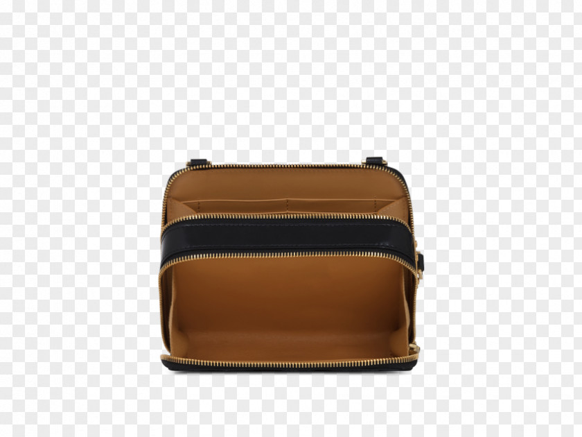 Two Zipper Wallet Handbag Leather Messenger Bags PNG