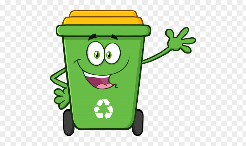 Waste Container Containment Green Cartoon Symbol Recycling PNG