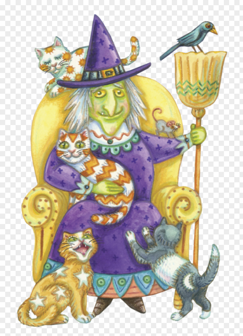 Witch Cat Notes: Perfect For Notes On The Go-100 Lined Page Notebook-White Paper-Diary-Journal_Stocking Stuffer Illustration PNG