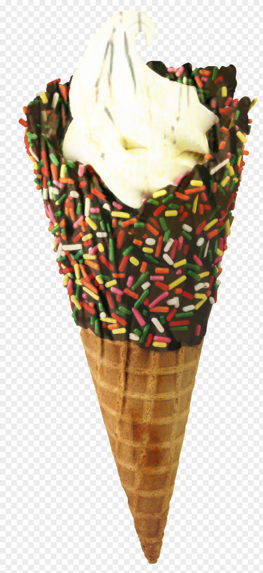 Wafer Ingredient Ice Cream Cone Background PNG