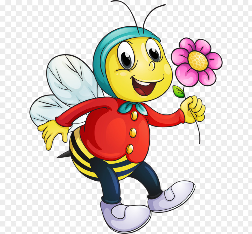 With Flowers Bees Gentleman Honey Bee Insect Bumblebee Clip Art PNG