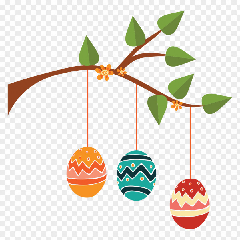 Creative Egg Christmas Tree Illustration PNG