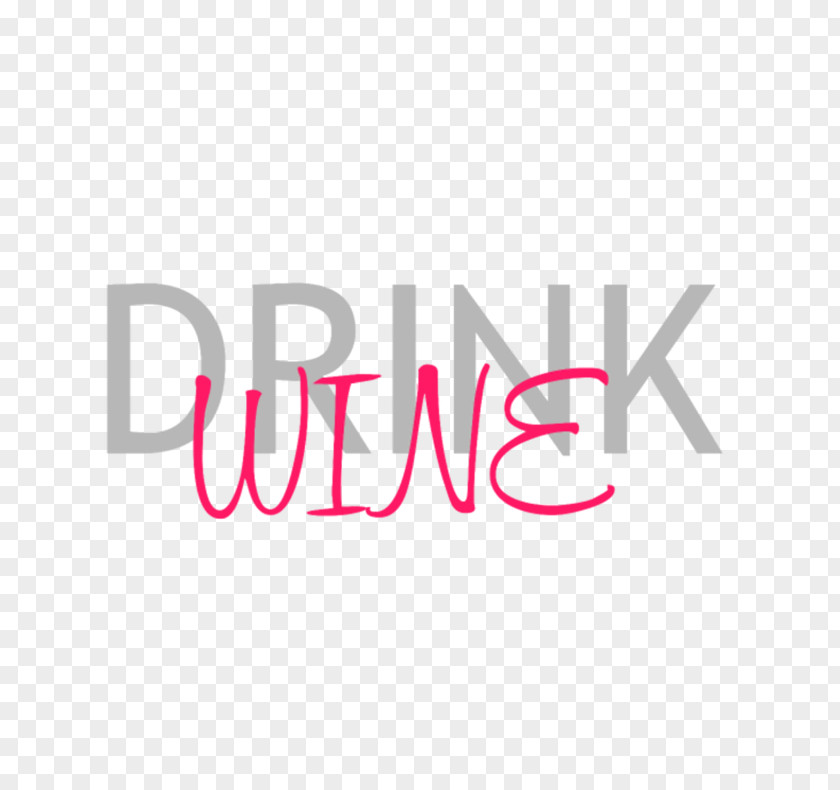 Drinking Wine Logo Brand Font PNG