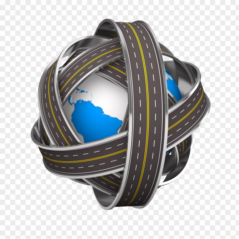 Earth Globe Road Stock Photography Illustration PNG