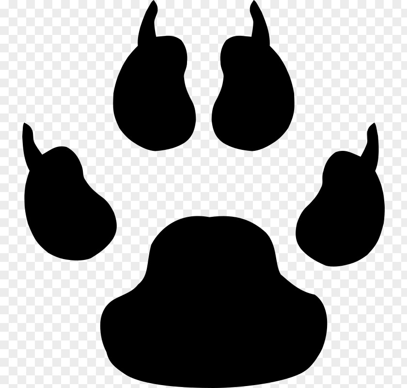 Footprint Cat Dog Paw Clip Art PNG