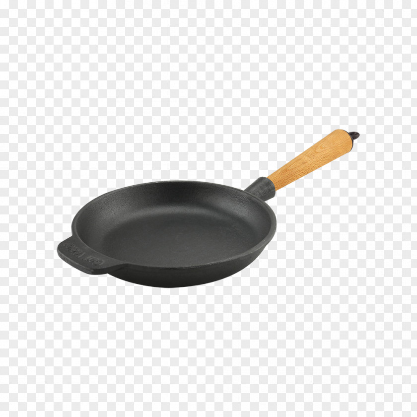 Frying Pan Cast Iron Stainless Steel Handle PNG