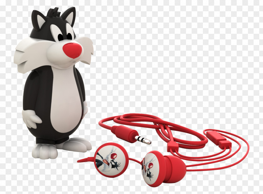 Headphones Audio Sylvester Tweety MP3 Player Looney Tunes PNG