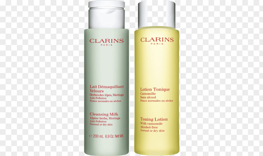 Perfume Lotion Toner Cleanser Clarins Cosmetics PNG