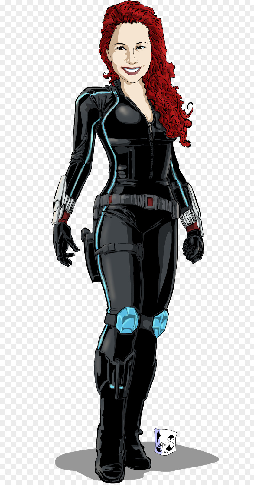 Scarlett Johansson Drawing Black Widow Caricature YouTube PNG