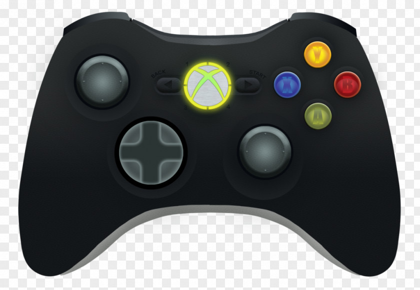 Xbox 360 Controller Black One PlayStation 2 PNG