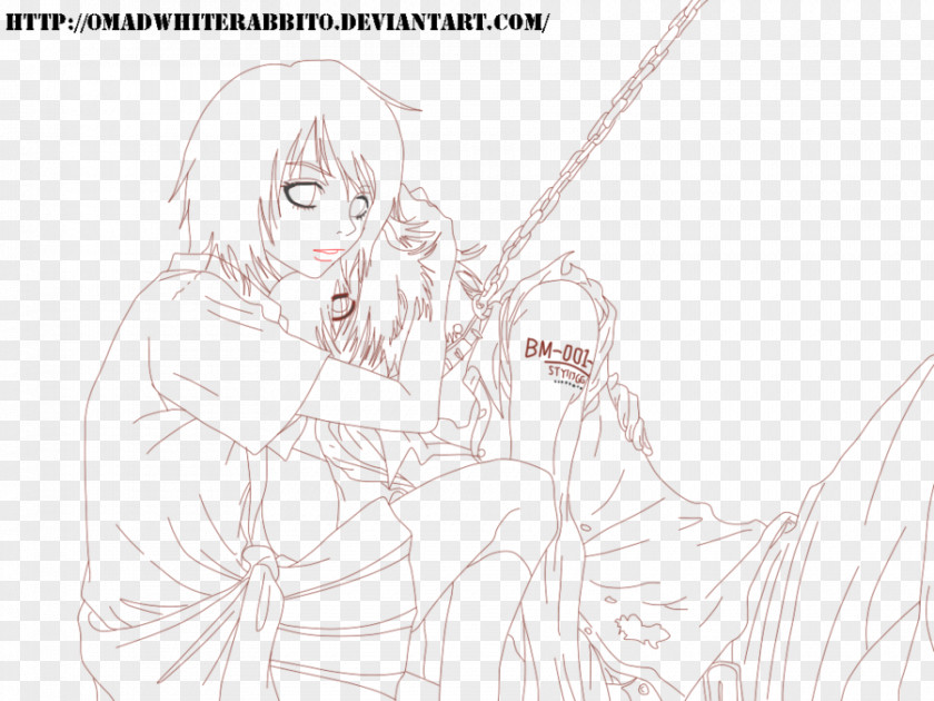 Yuiko Line Art Castlevania Judgment Artist Sketch PNG