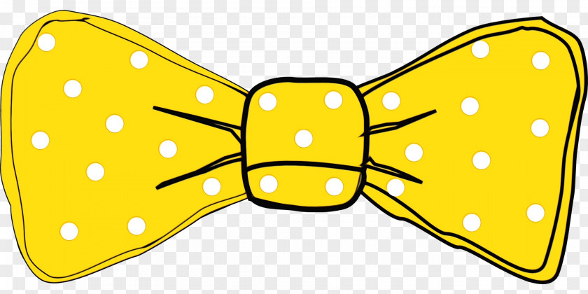 Bow Tie Yellow PNG