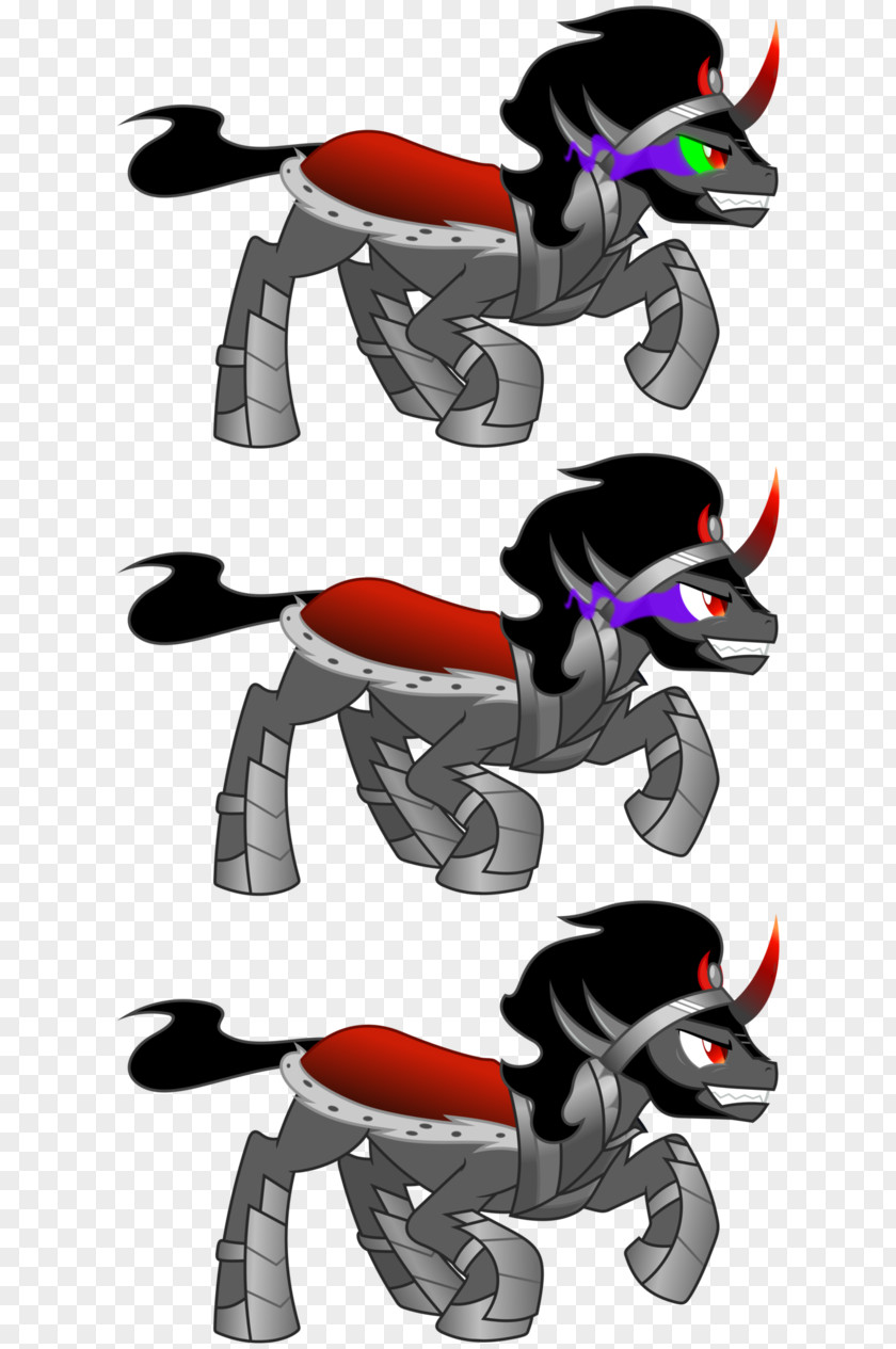 Couple Shadow Pony King Sombra Princess Luna PNG