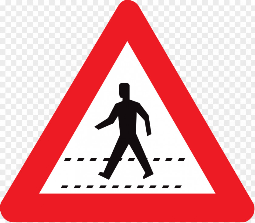 Crossing Road Warning Sign Clip Art PNG