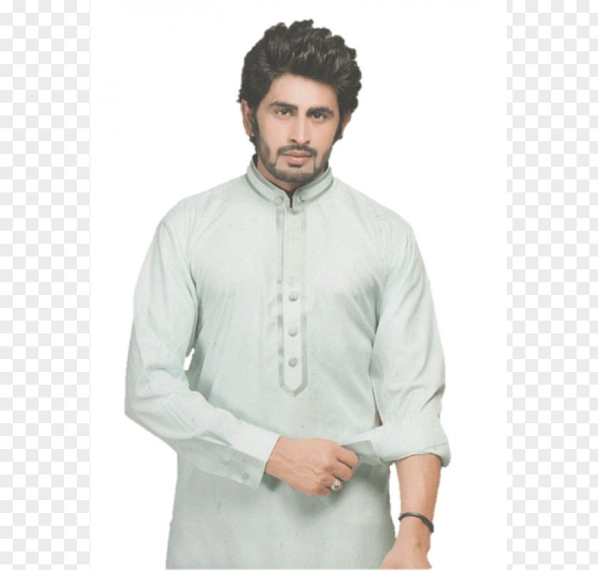 Kameez Textile Sleeve Beige Neck PNG