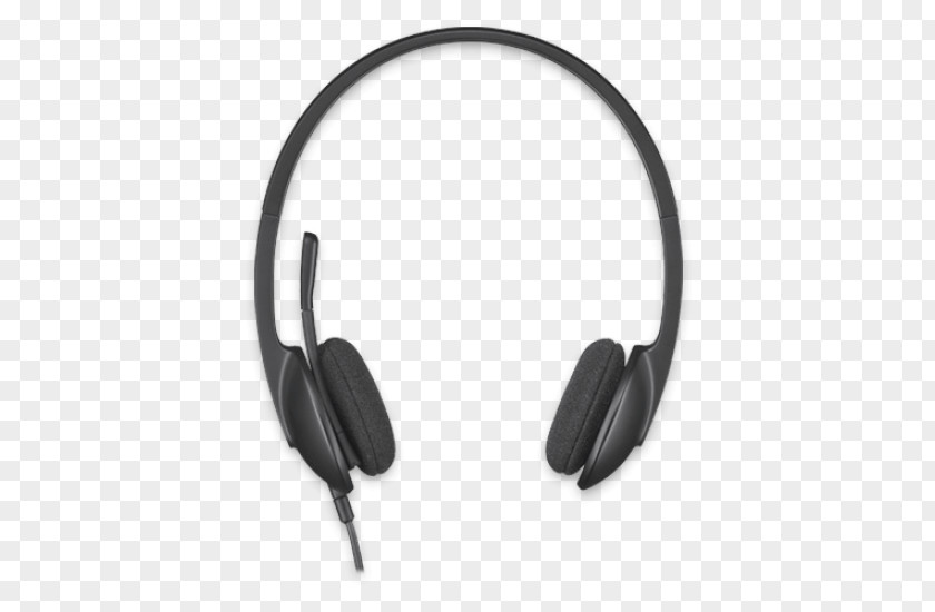 Microphone Headset Logitech H340 Headphones USB PNG
