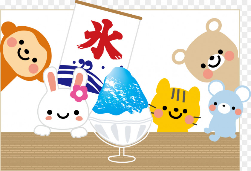Summer Element Collection，summer Kakigōri Food Animal Clip Art PNG