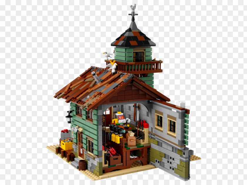 Toy Lego Ideas Amazon.com LEGO 21310 Old Fishing Store PNG