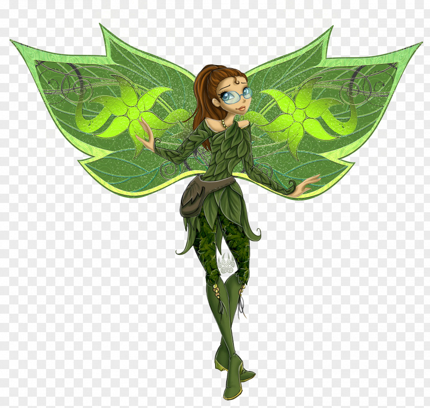 Fairy Leaf Figurine PNG