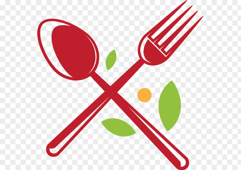 Painted Red Spoon Hairpin Child Tablespoon Fork Icon PNG