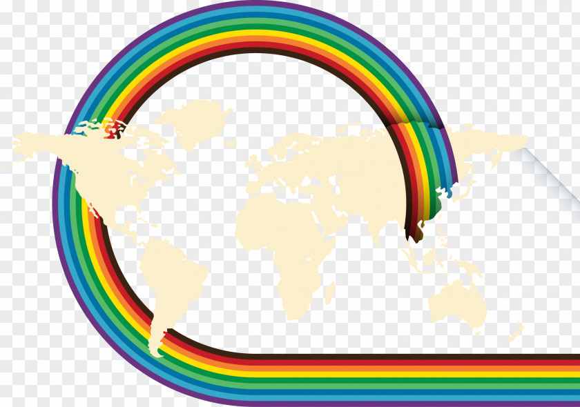 Vector Rainbow Graphic Design Euclidean PNG