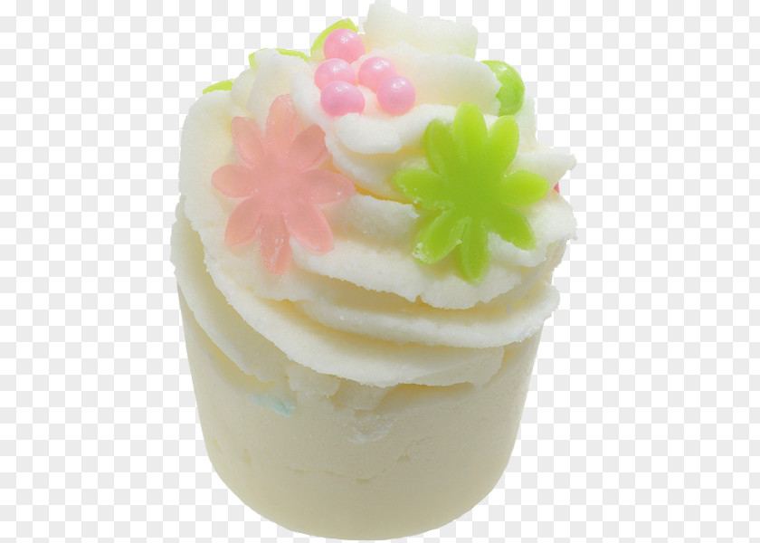 Bath Bomb Cupcake Shea Butter Geurkaars Flavor PNG