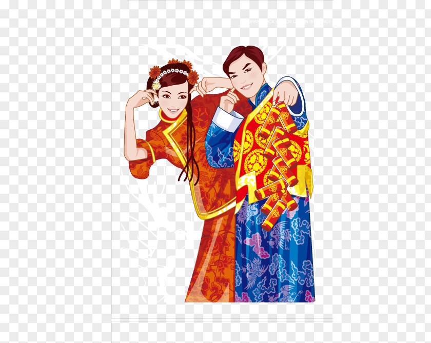 Chinese Wedding Tangzhuang Bride Download PNG